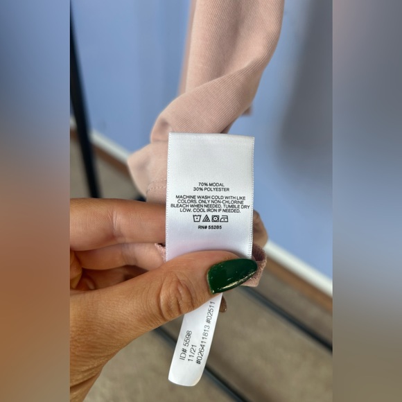 Express Light Pink Ruched Tank Top - Picture 4 of 7